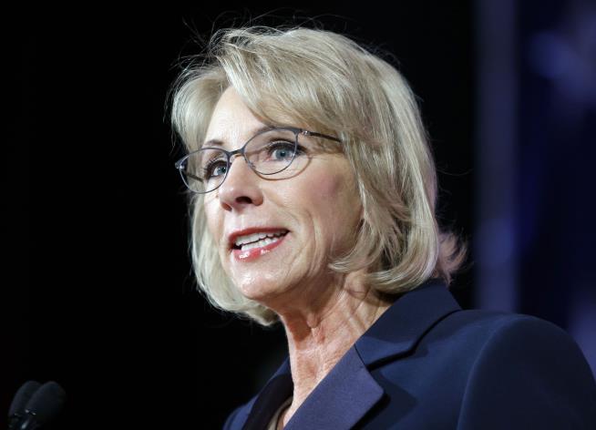 Student Invokes Betsy DeVos in Sexual Harassment Lawsuit