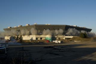 After Implosion, the Silverdome Is Still Standing
