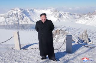 N. Korea Says Kim Climbed Mountain in Dress Shoes