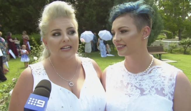 Same-Sex Weddings Start Early in Australia