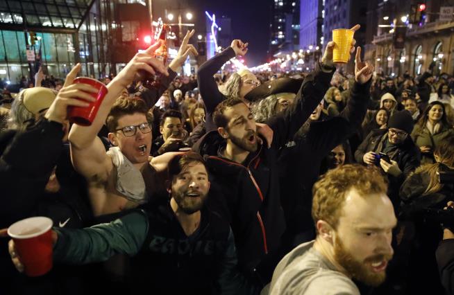 Philly Goes Wild After First Super Bowl Win