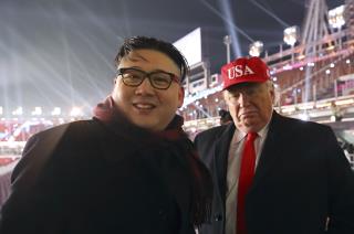 Kim Jong Un Trump Cause Scene At Winter Olympics - 