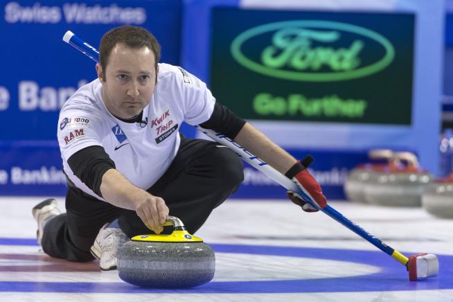 US Curler's Shoes 'Look Like They Were in a Dumpster Fire'