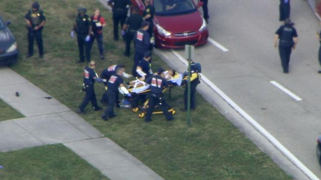 Shooting at Florida High School. Number of Wounded Unclear