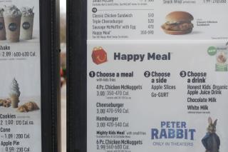 Cheeseburgers to Vanish From McDonald's Happy Meal Menu
