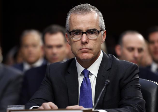 McCabe Might Be Fired Days Before Retirement