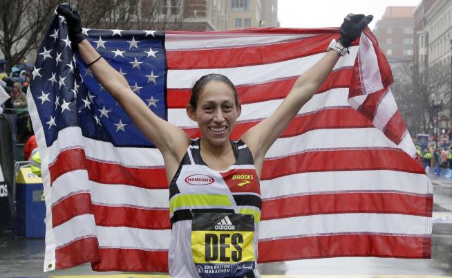 In Brutal Conditions, American Woman Wins Boston Marathon