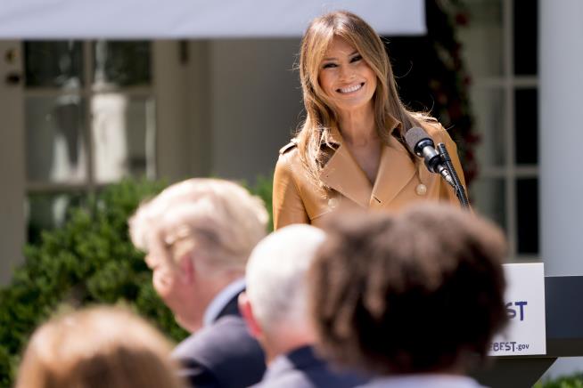Melania Trump Launches Her Platform to Confusion, Glitches