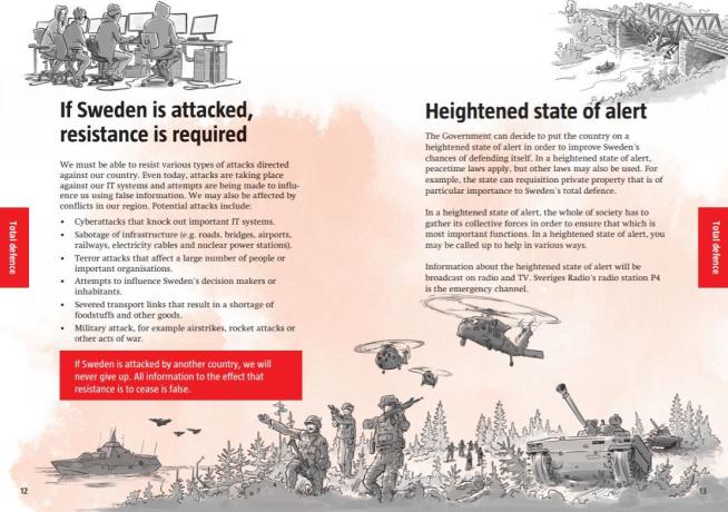 Every Home in Sweden to Get Pamphlet on War Preparedness