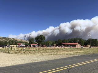 New Mexico Wildfire Threatens Village, Boy Scout Camp