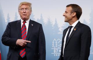Trump Keeps It Light With Trudeau Upon Arrival at G7