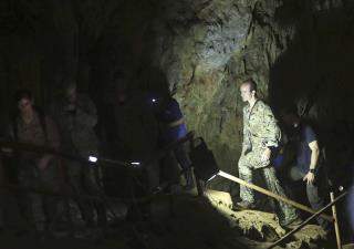 Desperate Search Continues for 12 Boys in Flooded Cave