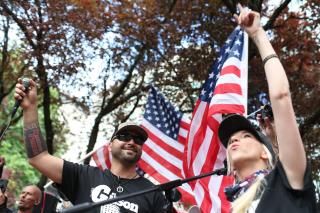 At Patriot Prayer March in Portland, Cops Declare Riot
