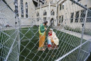 To Protest Border Policy, Church Puts Jesus, Mary, and Joseph in a Cage