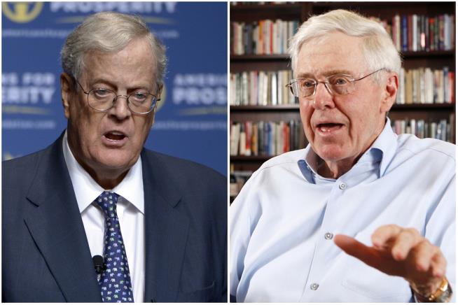 Trump's Spat With Koch Brothers Just Went Very Public