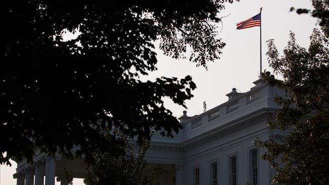Position of White House Flag Attracts Notice