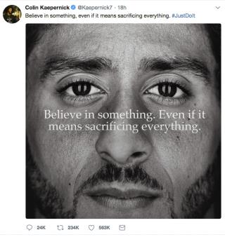 Trump Weighs In on Kaepernick's Nike Ad