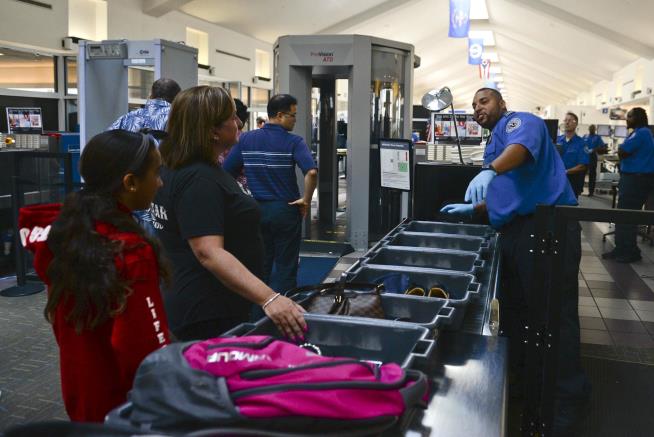 More Cold Germs on Airport Security Trays Than Toilets