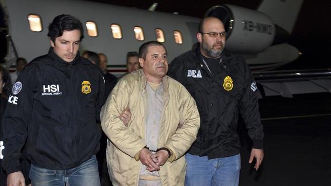 El Chapo's Trial Begins Without a Hug