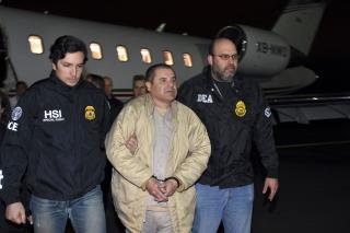 El Chapo's Trial Begins Without a Hug