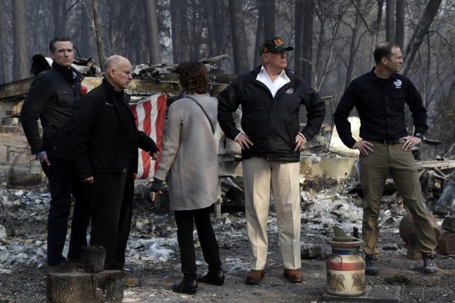 Trump Gives His Take on California Wildfires