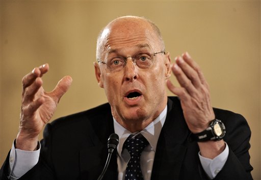 Economic Recovery to Take Months: Paulson