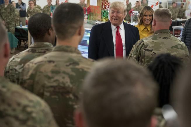 Trump Makes Surprise Trip to Visit Troops in Iraq