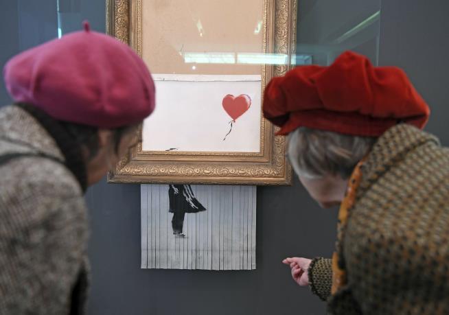 Banksy's Self-Shredding Painting Loses Its Batteries
