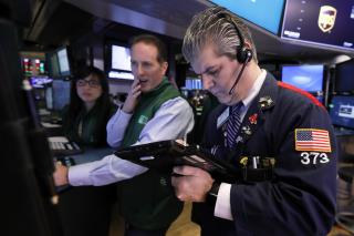 Stocks Sink on Wall Street