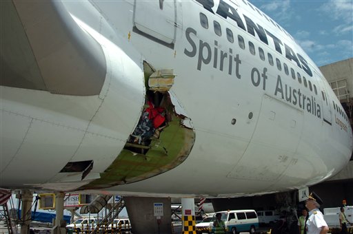 Hole in Qantas Jet Forces Emergency Landing