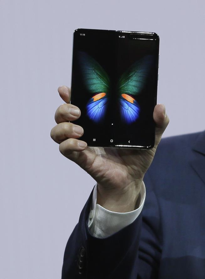 Samsung Unveils Foldable Phone— With Hefty Price Tag