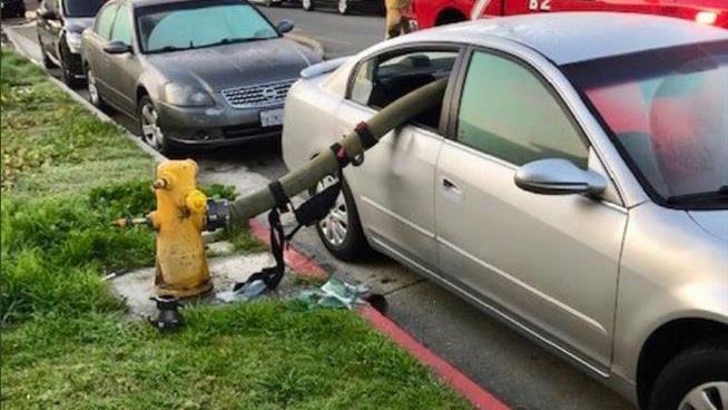 Beware: Fire Dept. Shows Fate of Car in Front of Hydrant