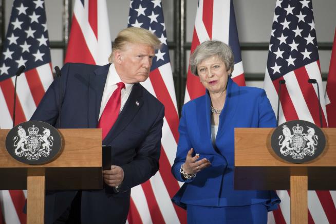 Trump to May: 'I Would Have Sued, but That's OK'