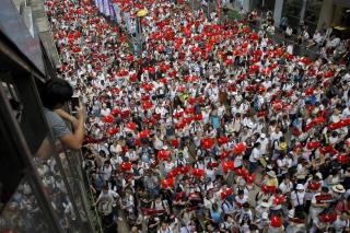 Hundreds of Thousands Protest China Law