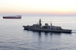 UK Says Iranian Vessels Tried to Block Oil Tanker