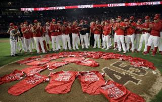 Angels' Tribute to Late Pitcher Has an Emotional Twist