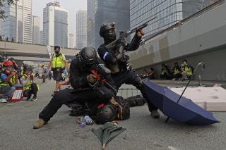 Hong Kong Bans Pro-Democracy March on China's National Day