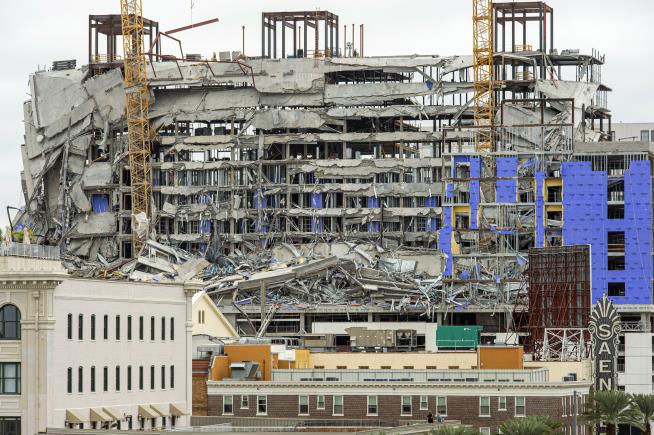 One Still Missing After New Orleans Hotel Collapse