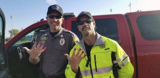 Why 2 Firefighters Left Crash Scene With Purple Nails