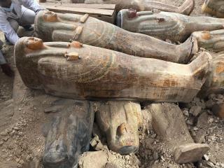 20 Sealed Coffins Uncovered in Egypt