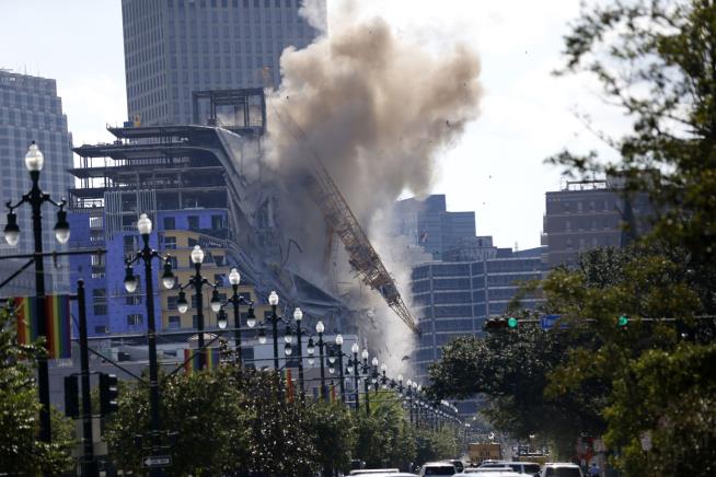 Big Blasts Boom Over City Skyline