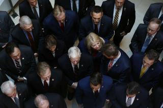 GOP Lawmakers Storm Room in Capitol's Basement