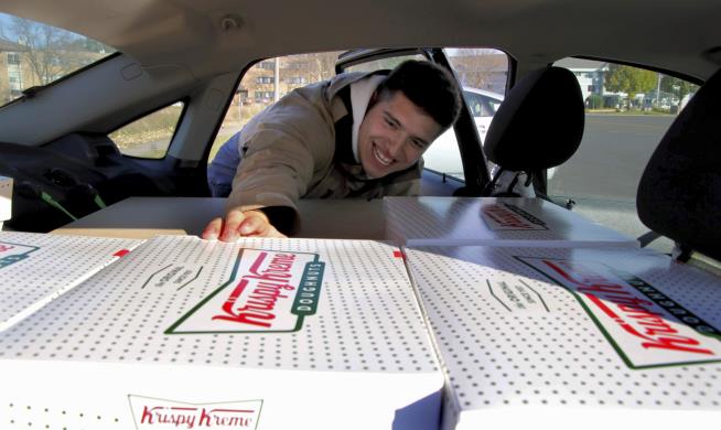 Enterprising Student Gets Krispy Kreme's Blessing—and a Bonus