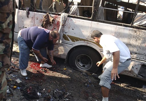 Bus Bomb Kills 18 in Lebanon