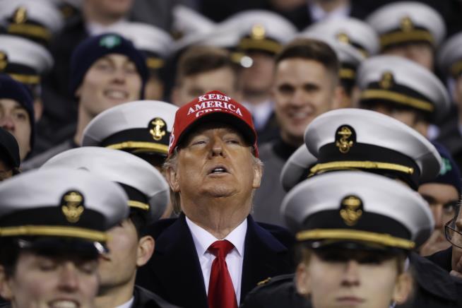 Trump Attends Army-Navy Game, Delivers Big News
