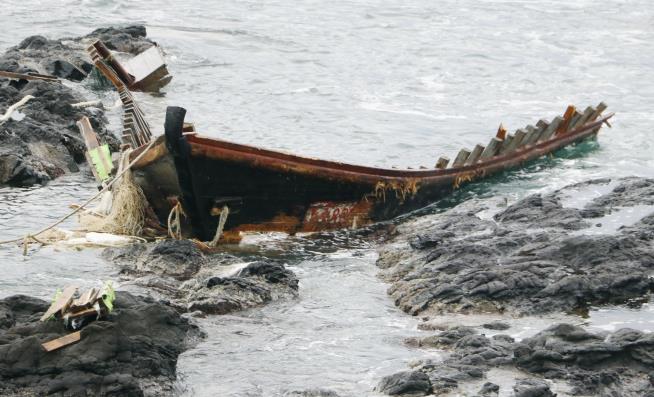 'Ghost Ship' Comes Ashore Carrying Grim Cargo