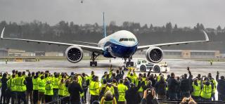 New Boeing Jetliner Takes Off and Lands