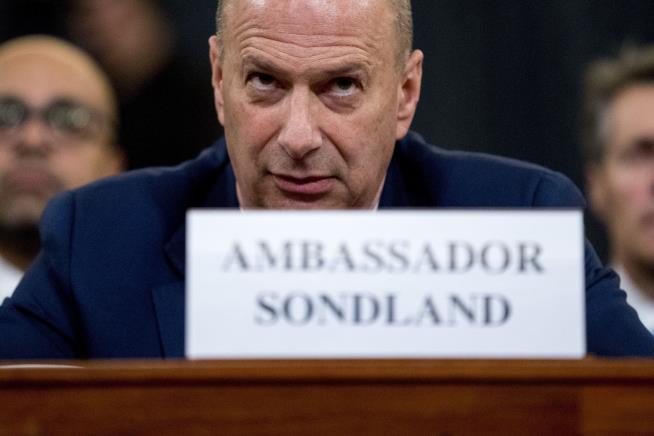 Trump Fired Sondland Despite Warnings From GOP Senators