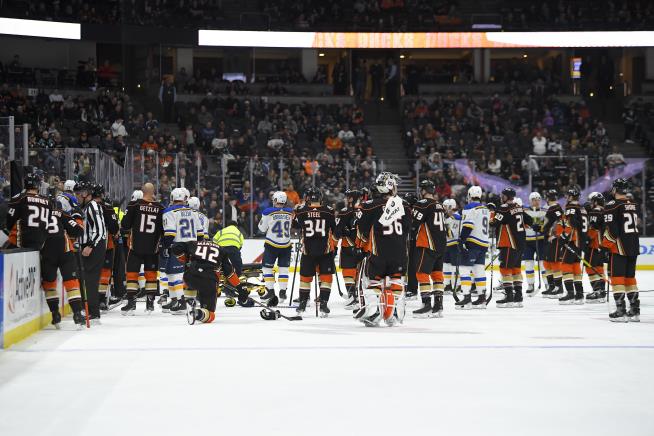 NHL Game Postponed After Player Collapses