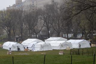Central Park's Newest Addition: a Field Hospital